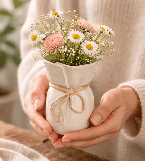 Handformed Ribbon Vase