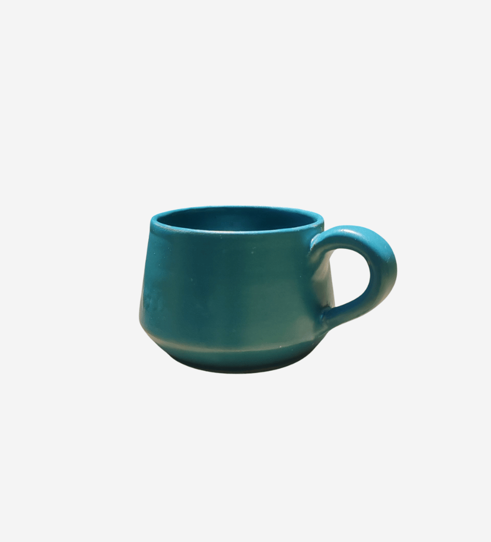Teal Tea cup