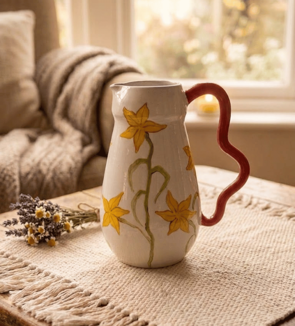 Floral Pitcher